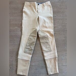 Tan Children’s Starter Knee Patch Breeches Sz 12 EUC